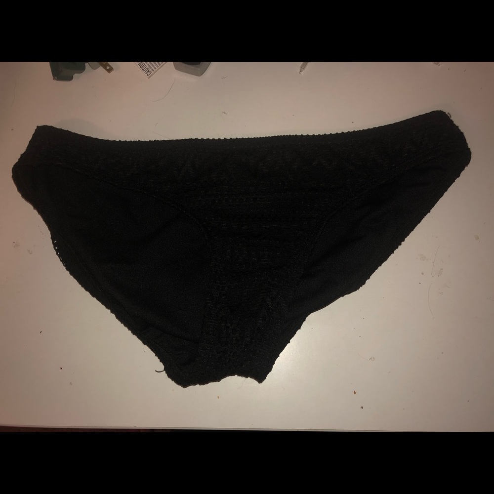 Black swimsuit bottoms